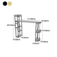 Stone Indoor Glam Bar Dining Table Iron Double Pedestal Bistro Table with Wine Rack Clearhalo 'Bar Furniture' 'Bar Tables' 'bar_tables' 'Furniture' 'furniture_bar_tables' 'Kitchen & Dining Furniture' 'kitchen&dining_furn' 'kitchen' 4296332