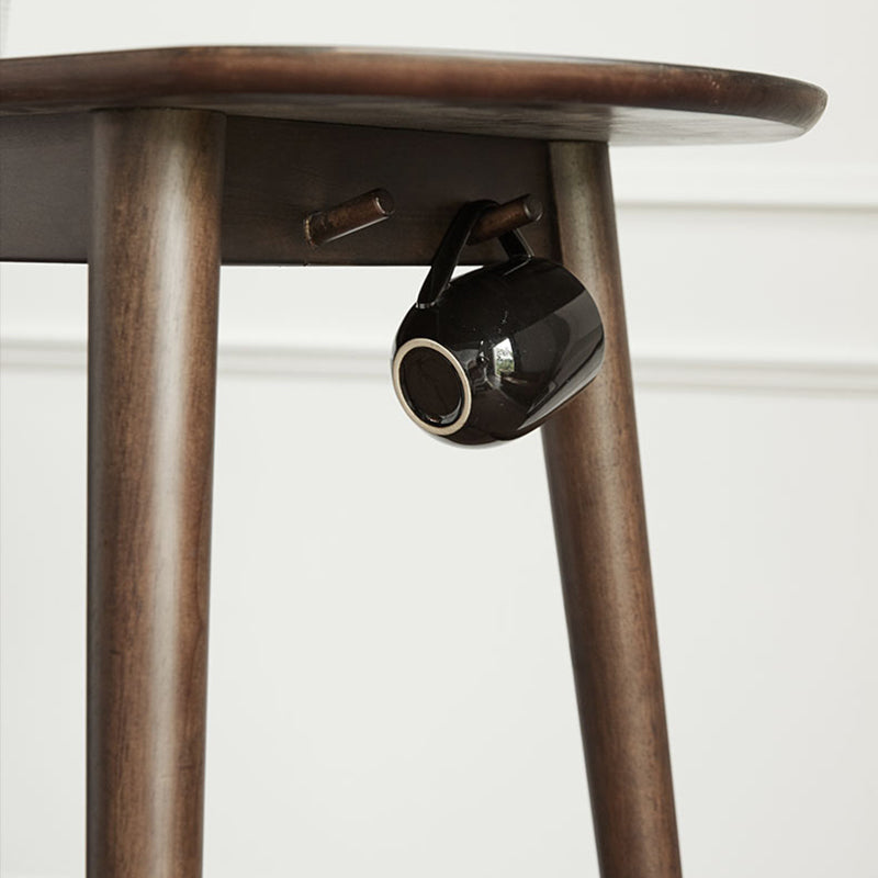 Industrial Wood Trestle Bar Table Specialty Indoor Bistro Table - 53" x 18" x 40" Clearhalo 'Bar Furniture' 'Bar Tables' 'bar_tables' 'furn' 'furn_bar_tables' 'Furniture' 'furniture_bar_tables' 'Kitchen & Dining Furniture' 'kitchen&dining_furn' 'kitchen' 4296385