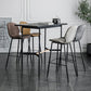 Modern Armless Backrest Counter Stool Iron Bedroom Bar Stool with Leather Cushion Clearhalo 'Bar Furniture' 'Bar Stools' 'bar_stools' 'furn' 'furn_bar_stools' 'furniture_bar_stools' 'Kitchen & Dining Furniture' 'kitchen&dining_furn' 'kitchen' 'kitchen_furn' Furniture' 4296609