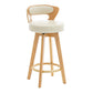 Contemporary Counter Round Bar Stool Armless Wood Bar Stool with Footrest Wood Beige 1 Piece Clearhalo 'Bar Furniture' 'Bar Stools' 'bar_stools' 'furn' 'furn_bar_stools' 'furniture_bar_stools' 'Kitchen & Dining Furniture' 'kitchen&dining_furn' 'kitchen' 'kitchen_furn' Furniture' 4296713