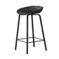 Modern Footrest Low Back Bar Stool Plastic Indoor Bucket Counter-height Stool Clearhalo 'Bar Furniture' 'Bar Stools' 'bar_stools' 'furn' 'furn_bar_stools' 'furniture_bar_stools' 'Kitchen & Dining Furniture' 'kitchen&dining_furn' 'kitchen' 'kitchen_furn' Furniture' 4296747