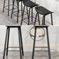 Modern Footrest Low Back Bar Stool Plastic Indoor Bucket Counter-height Stool Clearhalo 'Bar Furniture' 'Bar Stools' 'bar_stools' 'furn' 'furn_bar_stools' 'furniture_bar_stools' 'Kitchen & Dining Furniture' 'kitchen&dining_furn' 'kitchen' 'kitchen_furn' Furniture' 4296748