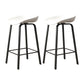 Modern Footrest Low Back Bar Stool Plastic Indoor Bucket Counter-height Stool White 2 Piece Set Clearhalo 'Bar Furniture' 'Bar Stools' 'bar_stools' 'furn' 'furn_bar_stools' 'furniture_bar_stools' 'Kitchen & Dining Furniture' 'kitchen&dining_furn' 'kitchen' 'kitchen_furn' Furniture' 4296760