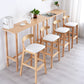 Modern Leather Bar Stool Low Back Low Back Rectangular Counter Stool with Wood Legs Clearhalo 'Bar Furniture' 'Bar Stools' 'bar_stools' 'furn' 'furn_bar_stools' 'furniture_bar_stools' 'Kitchen & Dining Furniture' 'kitchen&dining_furn' 'kitchen' 'kitchen_furn' Furniture' 4296834