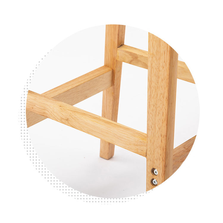 Modern Leather Bar Stool Low Back Low Back Rectangular Counter Stool with Wood Legs Clearhalo 'Bar Furniture' 'Bar Stools' 'bar_stools' 'furn' 'furn_bar_stools' 'furniture_bar_stools' 'Kitchen & Dining Furniture' 'kitchen&dining_furn' 'kitchen' 'kitchen_furn' Furniture' 4296843