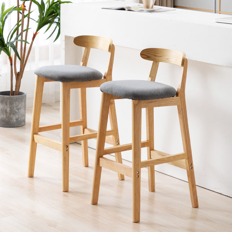 Modern Leather Bar Stool Low Back Low Back Rectangular Counter Stool with Wood Legs Clearhalo 'Bar Furniture' 'Bar Stools' 'bar_stools' 'furn' 'furn_bar_stools' 'furniture_bar_stools' 'Kitchen & Dining Furniture' 'kitchen&dining_furn' 'kitchen' 'kitchen_furn' Furniture' 4296854