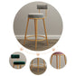 Glam Round Footrest Bar Stool Velvet Low Back Indoor Counter Chair with Gold Legs Clearhalo 'Bar Furniture' 'Bar Stools' 'bar_stools' 'furn' 'furn_bar_stools' 'furniture_bar_stools' 'Kitchen & Dining Furniture' 'kitchen&dining_furn' 'kitchen' 'kitchen_furn' Furniture' 4296988