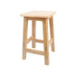 Modern Armless Backless Counter Stool Wood Household Bar Stool with Wooden Seat and Pedal 1 Piece Short Stool(20"H) Clearhalo 'Bar Furniture' 'Bar Stools' 'bar_stools' 'furn' 'furn_bar_stools' 'furniture_bar_stools' 'Kitchen & Dining Furniture' 'kitchen&dining_furn' 'kitchen' 'kitchen_furn' Furniture' 4297074