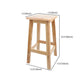 Modern Armless Backless Counter Stool Wood Household Bar Stool with Wooden Seat and Pedal Clearhalo 'Bar Furniture' 'Bar Stools' 'bar_stools' 'furn' 'furn_bar_stools' 'furniture_bar_stools' 'Kitchen & Dining Furniture' 'kitchen&dining_furn' 'kitchen' 'kitchen_furn' Furniture' 4297081