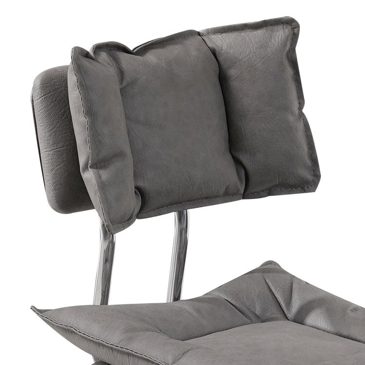 Swivel Adjustable Modern Bar Stool Office Low Back Leather Counter Chair Clearhalo 'Bar Furniture' 'Bar Stools' 'bar_stools' 'furn' 'furn_bar_stools' 'furniture_bar_stools' 'Kitchen & Dining Furniture' 'kitchen&dining_furn' 'kitchen' 'kitchen_furn' Furniture' 4297097