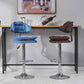 Swivel Adjustable Modern Bar Stool Office Low Back Leather Counter Chair Clearhalo 'Bar Furniture' 'Bar Stools' 'bar_stools' 'furn' 'furn_bar_stools' 'furniture_bar_stools' 'Kitchen & Dining Furniture' 'kitchen&dining_furn' 'kitchen' 'kitchen_furn' Furniture' 4297103