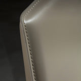 Contemporary Leather Quilted Bar Stool Indoor Barstool with Footrest Clearhalo 'Bar Furniture' 'Bar Stools' 'bar_stools' 'furn' 'furn_bar_stools' 'furniture_bar_stools' 'Kitchen & Dining Furniture' 'kitchen&dining_furn' 'kitchen' 'kitchen_furn' Furniture' 4297113