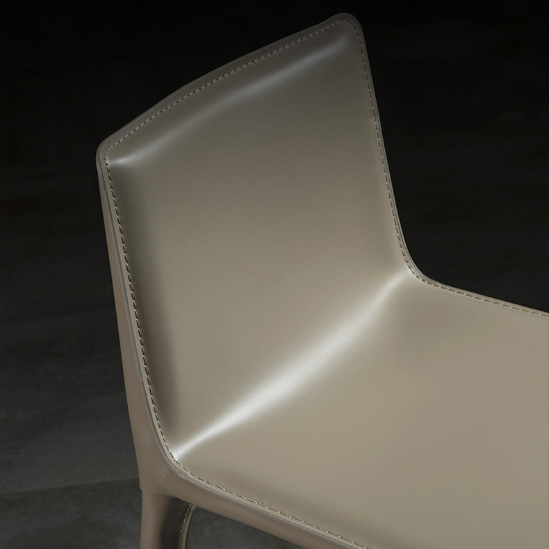 Contemporary Leather Quilted Bar Stool Indoor Barstool with Footrest Clearhalo 'Bar Furniture' 'Bar Stools' 'bar_stools' 'furn' 'furn_bar_stools' 'furniture_bar_stools' 'Kitchen & Dining Furniture' 'kitchen&dining_furn' 'kitchen' 'kitchen_furn' Furniture' 4297114