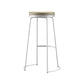 Modern Counter Round Bar Stool Armless Leather Backless Bar Stool with Footrest White 1 Piece Clearhalo 'Bar Furniture' 'Bar Stools' 'bar_stools' 'furn' 'furn_bar_stools' 'furniture_bar_stools' 'Kitchen & Dining Furniture' 'kitchen&dining_furn' 'kitchen' 'kitchen_furn' Furniture' 4297168