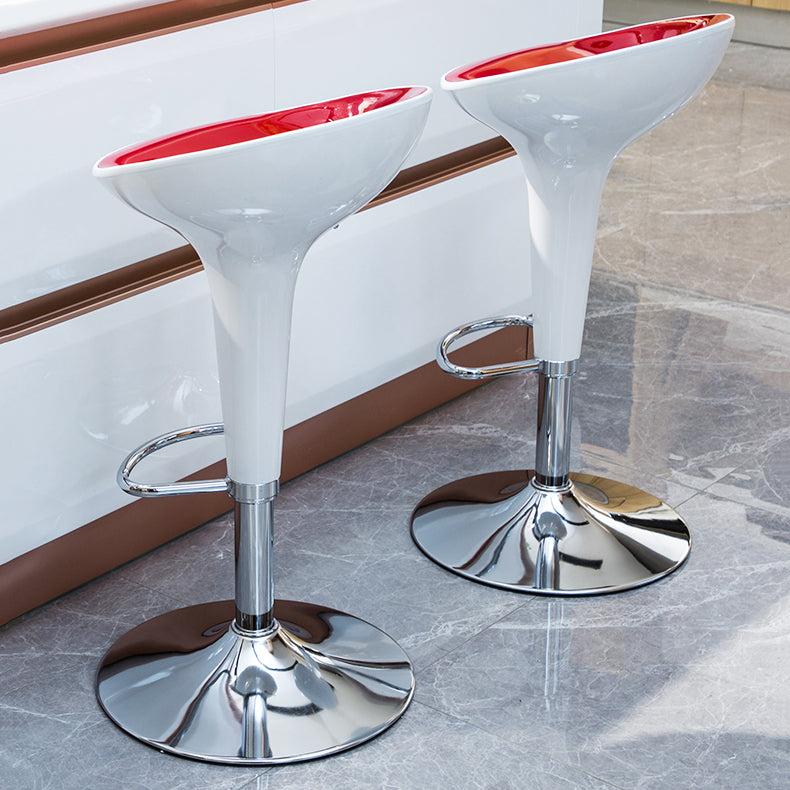 Modern Liftable Rotatable Counter Stool Steel Household Bar Stool with Pedal Clearhalo 'Bar Furniture' 'Bar Stools' 'bar_stools' 'furn' 'furn_bar_stools' 'furniture_bar_stools' 'Kitchen & Dining Furniture' 'kitchen&dining_furn' 'kitchen' 'kitchen_furn' Furniture' 4297434