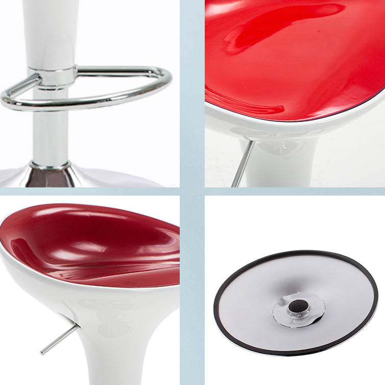 Modern Liftable Rotatable Counter Stool Steel Household Bar Stool with Pedal Clearhalo 'Bar Furniture' 'Bar Stools' 'bar_stools' 'furn' 'furn_bar_stools' 'furniture_bar_stools' 'Kitchen & Dining Furniture' 'kitchen&dining_furn' 'kitchen' 'kitchen_furn' Furniture' 4297439