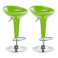 Modern Liftable Rotatable Counter Stool Steel Household Bar Stool with Pedal Green 2 Piece Set Clearhalo 'Bar Furniture' 'Bar Stools' 'bar_stools' 'furn' 'furn_bar_stools' 'furniture_bar_stools' 'Kitchen & Dining Furniture' 'kitchen&dining_furn' 'kitchen' 'kitchen_furn' Furniture' 4297451