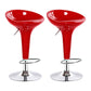 Modern Liftable Rotatable Counter Stool Steel Household Bar Stool with Pedal Red 2 Piece Set Clearhalo 'Bar Furniture' 'Bar Stools' 'bar_stools' 'furn' 'furn_bar_stools' 'furniture_bar_stools' 'Kitchen & Dining Furniture' 'kitchen&dining_furn' 'kitchen' 'kitchen_furn' Furniture' 4297454