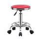 Contemporary Leather Adjustable Barstool Bristol Bar Stool with Round Rose Red 1 Piece Clearhalo 'Bar Furniture' 'Bar Stools' 'bar_stools' 'furn' 'furn_bar_stools' 'furniture_bar_stools' 'Kitchen & Dining Furniture' 'kitchen&dining_furn' 'kitchen' 'kitchen_furn' Furniture' 4300403