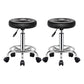 Contemporary Leather Adjustable Barstool Bristol Bar Stool with Round Black 2 Piece Set Clearhalo 'Bar Furniture' 'Bar Stools' 'bar_stools' 'furn' 'furn_bar_stools' 'furniture_bar_stools' 'Kitchen & Dining Furniture' 'kitchen&dining_furn' 'kitchen' 'kitchen_furn' Furniture' 4300415