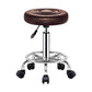 Contemporary Leather Adjustable Barstool Bristol Bar Stool with Round Brown 1 Piece Clearhalo 'Bar Furniture' 'Bar Stools' 'bar_stools' 'furn' 'furn_bar_stools' 'furniture_bar_stools' 'Kitchen & Dining Furniture' 'kitchen&dining_furn' 'kitchen' 'kitchen_furn' Furniture' 4300420