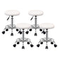 Contemporary Leather Adjustable Barstool Bristol Bar Stool with Round White 4 Piece Set Clearhalo 'Bar Furniture' 'Bar Stools' 'bar_stools' 'furn' 'furn_bar_stools' 'furniture_bar_stools' 'Kitchen & Dining Furniture' 'kitchen&dining_furn' 'kitchen' 'kitchen_furn' Furniture' 4300431