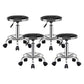 Contemporary Leather Adjustable Barstool Bristol Bar Stool with Round Matte Black 4 Piece Set Clearhalo 'Bar Furniture' 'Bar Stools' 'bar_stools' 'furn' 'furn_bar_stools' 'furniture_bar_stools' 'Kitchen & Dining Furniture' 'kitchen&dining_furn' 'kitchen' 'kitchen_furn' Furniture' 4300434