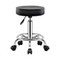 Contemporary Leather Adjustable Barstool Bristol Bar Stool with Round Gloss Black 1 Piece Clearhalo 'Bar Furniture' 'Bar Stools' 'bar_stools' 'furn' 'furn_bar_stools' 'furniture_bar_stools' 'Kitchen & Dining Furniture' 'kitchen&dining_furn' 'kitchen' 'kitchen_furn' Furniture' 4300438