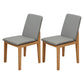 Modern 1/2/5/7 Pieces Dining Set Solid Wood Dining Furniture Set /Separate Items 2 Grey Chairs Clearhalo 'Dining Room Sets' 'Dining Tables & Seating' 'dining_room_set' 'furn' 'furn_dining_room_set' 'Furniture' 'furniture_dining_room_set' 'Kitchen & Dining Furniture' 'kitchen&dining_furn' 'kitchen' 4303674