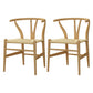 Modern 1/2/3/4/5 Pieces Dining Set Pine Wood Dining Furniture Set /Separate Items 2 Beige Chairs Clearhalo 'Dining Room Sets' 'Dining Tables & Seating' 'dining_room_set' 'furn' 'furn_dining_room_set' 'Furniture' 'furniture_dining_room_set' 'Kitchen & Dining Furniture' 'kitchen&dining_furn' 'kitchen' 4303700