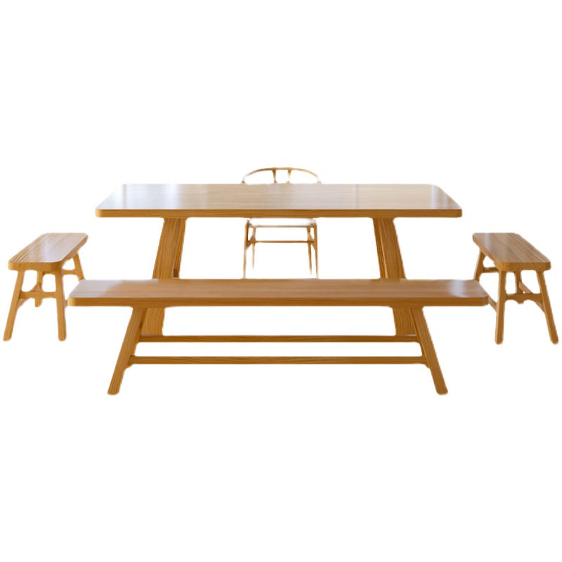 Modern 1/2/3/4/5 Pieces Dining Set Pine Wood Dining Furniture Set /Separate Items Clearhalo 'Dining Room Sets' 'Dining Tables & Seating' 'dining_room_set' 'furn' 'furn_dining_room_set' 'Furniture' 'furniture_dining_room_set' 'Kitchen & Dining Furniture' 'kitchen&dining_furn' 'kitchen' 4303706