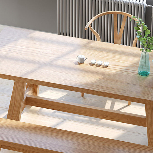 Modern 1/2/3/4/5 Pieces Dining Set Pine Wood Dining Furniture Set /Separate Items Clearhalo 'Dining Room Sets' 'Dining Tables & Seating' 'dining_room_set' 'furn' 'furn_dining_room_set' 'Furniture' 'furniture_dining_room_set' 'Kitchen & Dining Furniture' 'kitchen&dining_furn' 'kitchen' 4303711