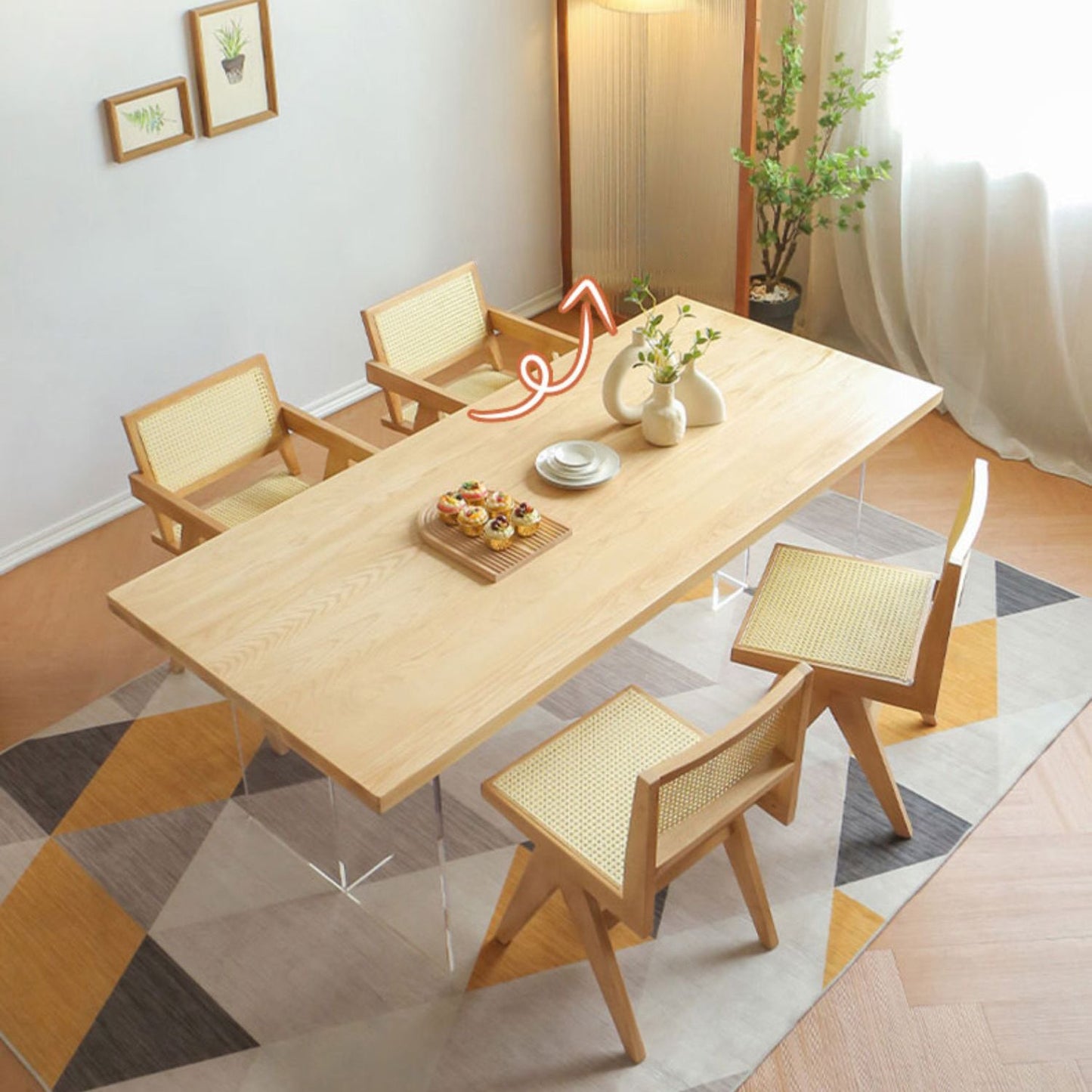 Modern 1/3/5 Pieces Dining Set Solid Wood Dining Furniture Set /Separate Items Clearhalo 'Dining Room Sets' 'Dining Tables & Seating' 'dining_room_set' 'furn' 'furn_dining_room_set' 'Furniture' 'furniture_dining_room_set' 'Kitchen & Dining Furniture' 'kitchen&dining_furn' 'kitchen' 4303745