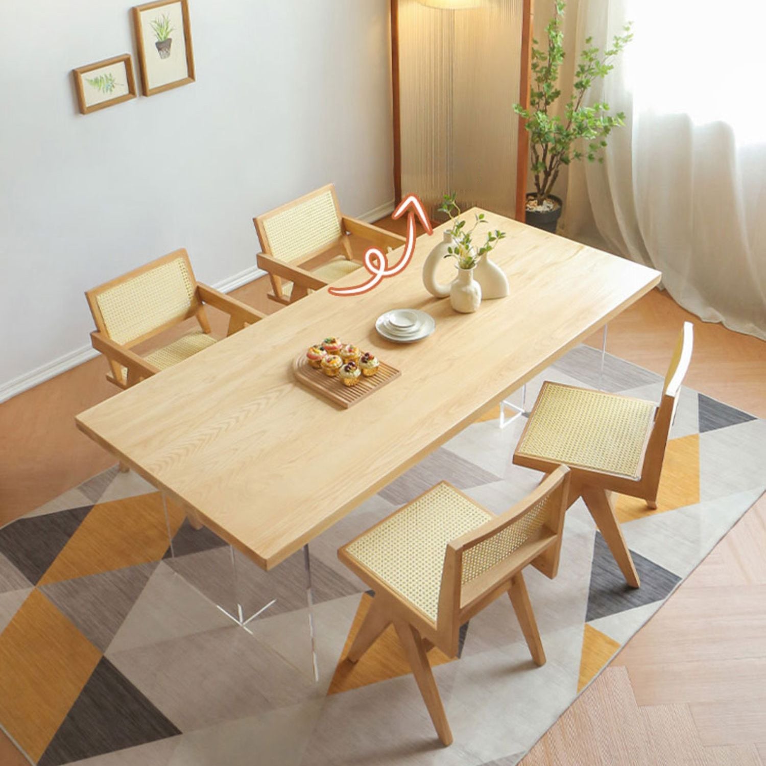 Modern 1/3/5 Pieces Dining Set Solid Wood Dining Furniture Set /Separate Items Clearhalo 'Dining Room Sets' 'Dining Tables & Seating' 'dining_room_set' 'furn' 'furn_dining_room_set' 'Furniture' 'furniture_dining_room_set' 'Kitchen & Dining Furniture' 'kitchen&dining_furn' 'kitchen' 4303745