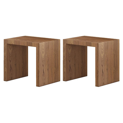 Modern 1/2/3/4/5 Pieces Dining Set Solid Wood Dining Furniture Set /Separate Items 2 Wood Stools Clearhalo 'Dining Room Sets' 'Dining Tables & Seating' 'dining_room_set' 'furn' 'furn_dining_room_set' 'Furniture' 'furniture_dining_room_set' 'Kitchen & Dining Furniture' 'kitchen&dining_furn' 'kitchen' 4303756