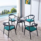 Contemporary 1/2/3/4/5 Pieces Wood Dining Set Dining Furniture Set /Separate Items 5 Pieces: Table, 4 Chairs Clearhalo 'Dining Room Sets' 'Dining Tables & Seating' 'dining_room_set' 'furn' 'furn_dining_room_set' 'Furniture' 'furniture_dining_room_set' 'Kitchen & Dining Furniture' 'kitchen&dining_furn' 'kitchen' 4303803