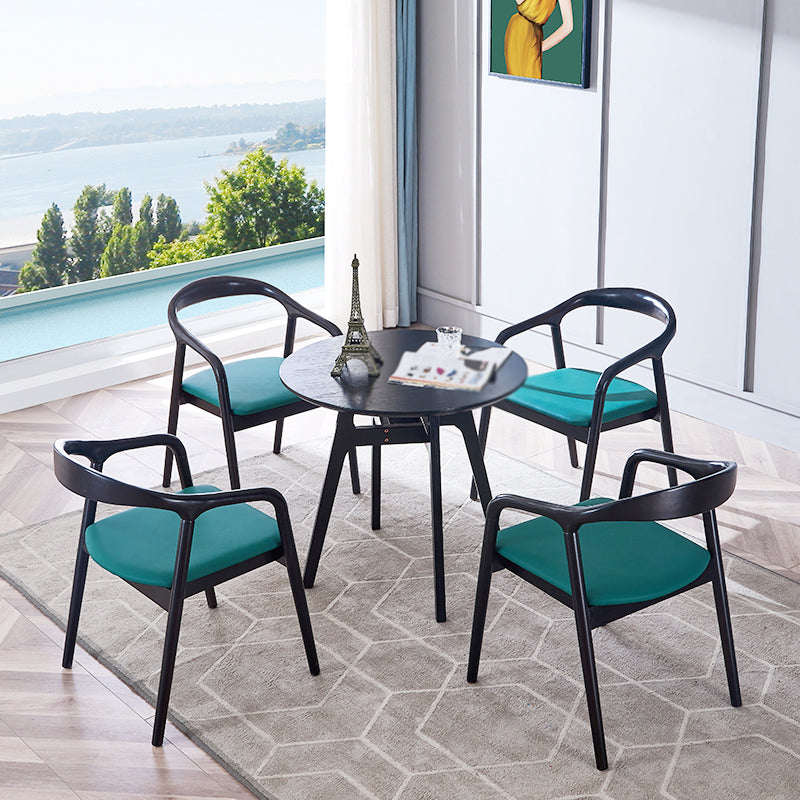 Contemporary 1/2/3/4/5 Pieces Wood Dining Set Dining Furniture Set /Separate Items 5 Pieces: Table, 4 Chairs Clearhalo 'Dining Room Sets' 'Dining Tables & Seating' 'dining_room_set' 'furn' 'furn_dining_room_set' 'Furniture' 'furniture_dining_room_set' 'Kitchen & Dining Furniture' 'kitchen&dining_furn' 'kitchen' 4303803