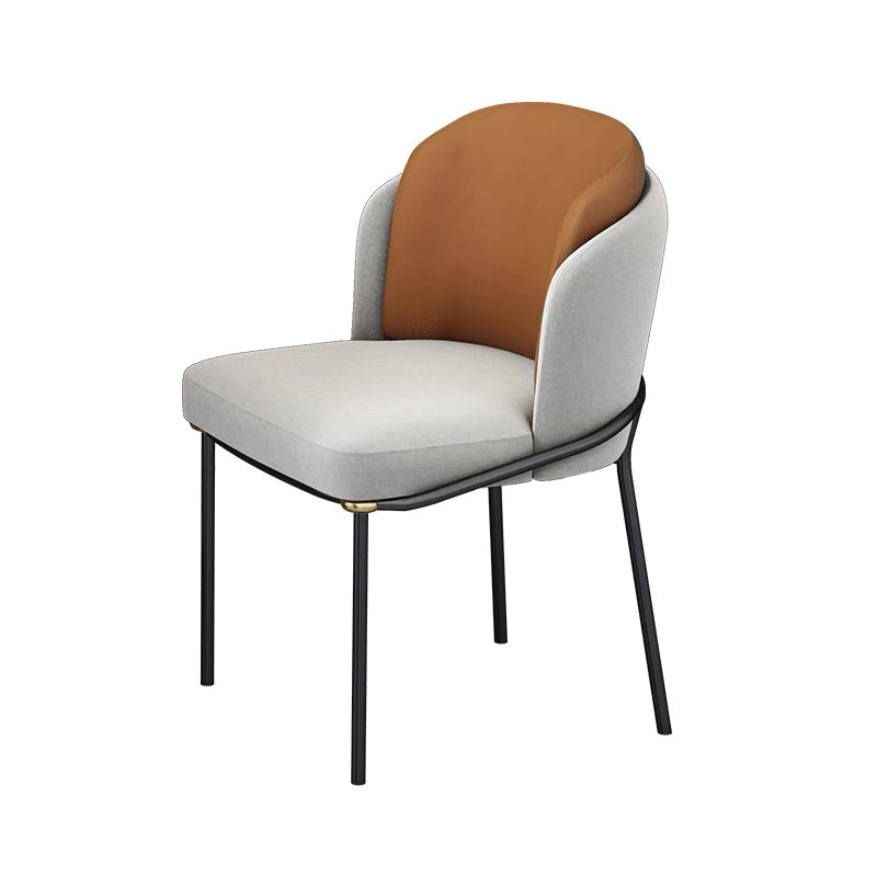 Modern 1/2/5 Pieces Sintered Stone Dining Set Dining Furniture Set /Separate Items 1 Orange Chair Clearhalo 'Dining Room Sets' 'Dining Tables & Seating' 'dining_room_set' 'furn' 'furn_dining_room_set' 'Furniture' 'furniture_dining_room_set' 'Kitchen & Dining Furniture' 'kitchen&dining_furn' 'kitchen' 4303880