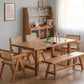 Modern 1/2/4/5/6 Pieces Dining Set Pine Wood Dining Furniture Set /Separate Items Clearhalo 'Dining Room Sets' 'Dining Tables & Seating' 'dining_room_set' 'furn' 'furn_dining_room_set' 'Furniture' 'furniture_dining_room_set' 'Kitchen & Dining Furniture' 'kitchen&dining_furn' 'kitchen' 4303898
