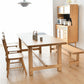 Modern 1/2/4/5/6 Pieces Dining Set Pine Wood Dining Furniture Set /Separate Items 5 Pieces: Table, 3 Chairs, 1 Bench Clearhalo 'Dining Room Sets' 'Dining Tables & Seating' 'dining_room_set' 'furn' 'furn_dining_room_set' 'Furniture' 'furniture_dining_room_set' 'Kitchen & Dining Furniture' 'kitchen&dining_furn' 'kitchen' 4303899
