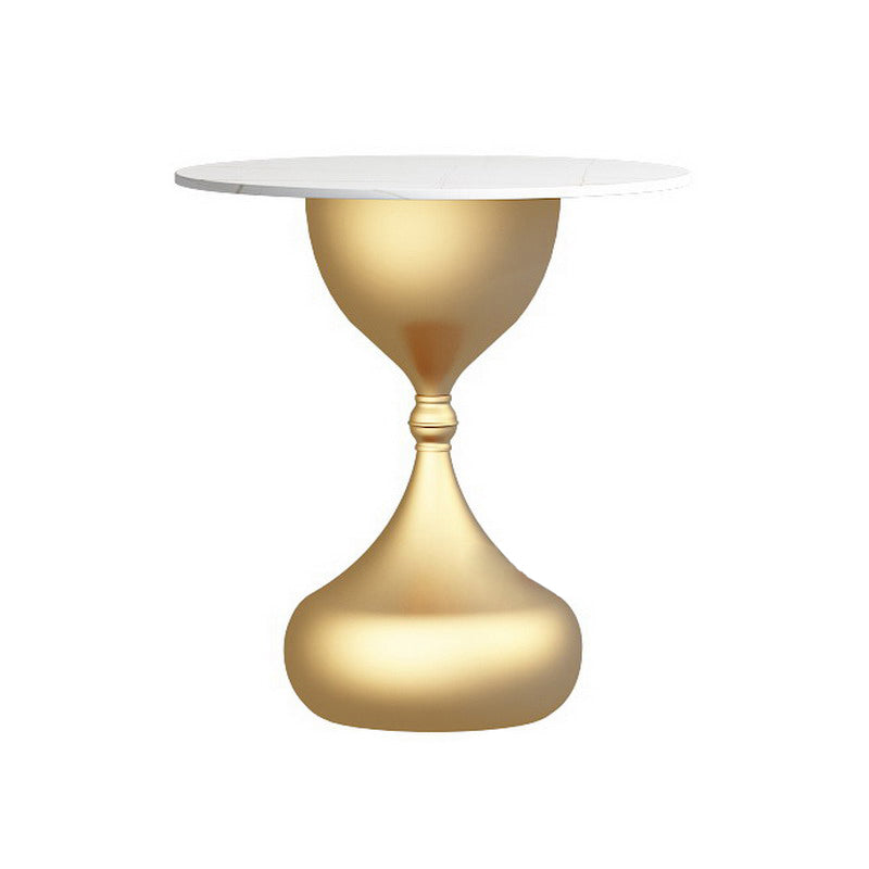 Glam Sintered Stone Dining Room Set 1/3 Pieces Dining Furniture Set /Separate Items White-Gold 28"L x 28"W Clearhalo 'Dining Room Sets' 'Dining Tables & Seating' 'dining_room_set' 'furn' 'furn_dining_room_set' 'Furniture' 'furniture_dining_room_set' 'Kitchen & Dining Furniture' 'kitchen&dining_furn' 'kitchen' 4304000