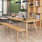 Modern 1/2/3/4/5/9 Pieces Wood Dining Set Dining Furniture Set /Separate Items 3 Pieces: Table, 1 Chair, 1 Bench Clearhalo 'Dining Room Sets' 'Dining Tables & Seating' 'dining_room_set' 'furn' 'furn_dining_room_set' 'Furniture' 'furniture_dining_room_set' 'Kitchen & Dining Furniture' 'kitchen&dining_furn' 'kitchen' 4304011