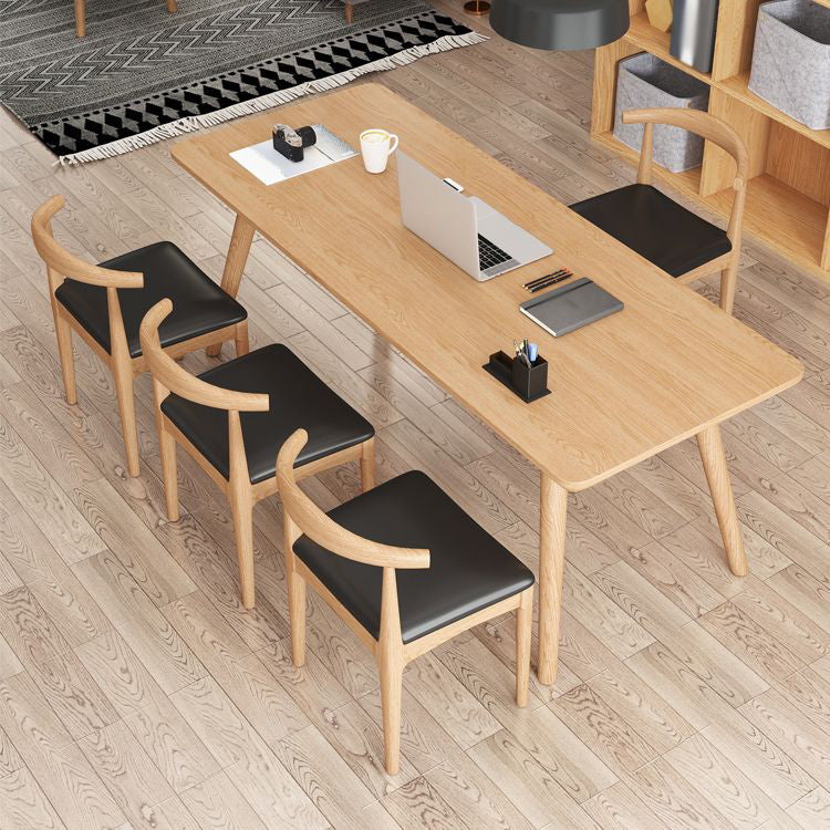Modern 1/2/3/4/5/9 Pieces Wood Dining Set Dining Furniture Set /Separate Items 5 Pieces: Table, 4 Chairs Clearhalo 'Dining Room Sets' 'Dining Tables & Seating' 'dining_room_set' 'furn' 'furn_dining_room_set' 'Furniture' 'furniture_dining_room_set' 'Kitchen & Dining Furniture' 'kitchen&dining_furn' 'kitchen' 4304019