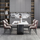 Modern 1/2/5/7 Pieces Dining Set Sintered Stone Kitchen Furniture Set /Separate Items Clearhalo 'Dining Room Sets' 'Dining Tables & Seating' 'dining_room_set' 'furn' 'furn_dining_room_set' 'Furniture' 'furniture_dining_room_set' 'Kitchen & Dining Furniture' 'kitchen&dining_furn' 'kitchen' 4313361