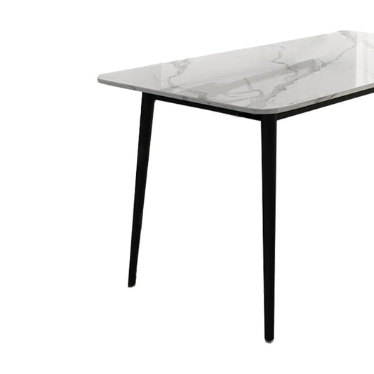 Nordic 1/4/5/7 Pieces Dining Set Sintered Stone White Dining Furniture Set /Separate Items Clearhalo 'Dining Room Sets' 'Dining Tables & Seating' 'dining_room_set' 'furn' 'furn_dining_room_set' 'Furniture' 'furniture_dining_room_set' 'Kitchen & Dining Furniture' 'kitchen&dining_furn' 'kitchen' 4313382