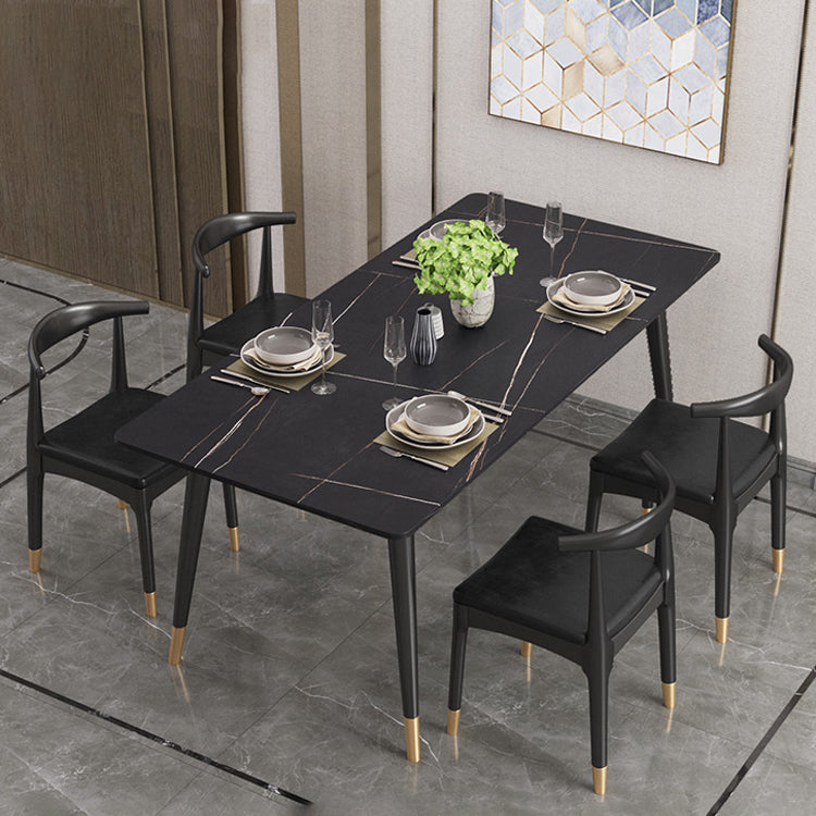 Modern 1/2/5/7 Pieces Dining Furniture Sintered Stone Dining Furniture Set /Separate Items Clearhalo 'Dining Room Sets' 'Dining Tables & Seating' 'dining_room_set' 'furn' 'furn_dining_room_set' 'Furniture' 'furniture_dining_room_set' 'Kitchen & Dining Furniture' 'kitchen&dining_furn' 'kitchen' 4313447