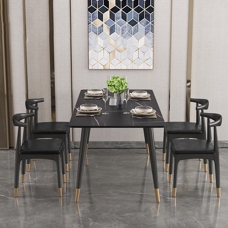 Modern 1/2/5/7 Pieces Dining Furniture Sintered Stone Dining Furniture Set /Separate Items Clearhalo 'Dining Room Sets' 'Dining Tables & Seating' 'dining_room_set' 'furn' 'furn_dining_room_set' 'Furniture' 'furniture_dining_room_set' 'Kitchen & Dining Furniture' 'kitchen&dining_furn' 'kitchen' 4313448