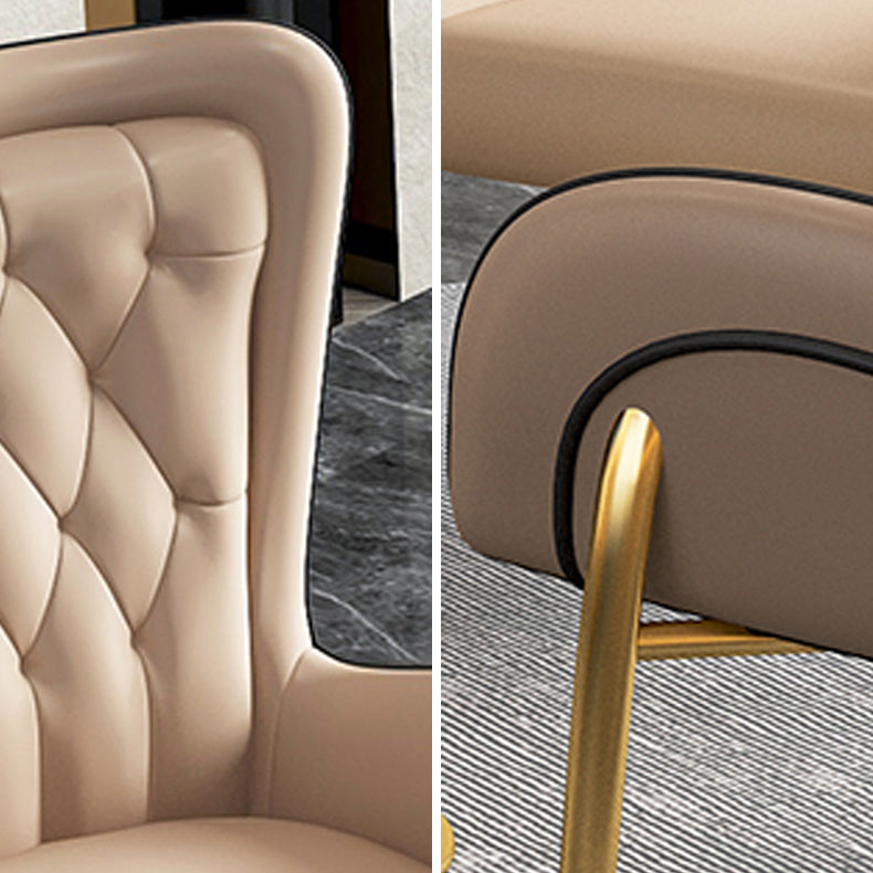 Glam 1/2/5 Pieces Marble Dining Set Dining Furniture Set /Separate Items Clearhalo 'Dining Room Sets' 'Dining Tables & Seating' 'dining_room_set' 'furn' 'furn_dining_room_set' 'Furniture' 'furniture_dining_room_set' 'Kitchen & Dining Furniture' 'kitchen&dining_furn' 'kitchen' 4313485