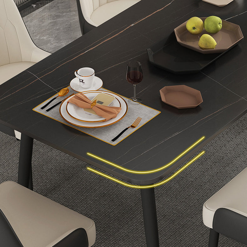 1/2/5/7 Pieces Dining Set Modern Sintered Stone Dining Furniture Set /Separate Items Clearhalo 'Dining Room Sets' 'Dining Tables & Seating' 'dining_room_set' 'furn' 'furn_dining_room_set' 'Furniture' 'furniture_dining_room_set' 'Kitchen & Dining Furniture' 'kitchen&dining_furn' 'kitchen' 4313504