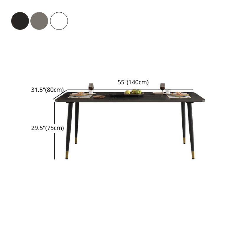 1/2/5/7 Pieces Dining Set Modern Sintered Stone Dining Furniture Set /Separate Items Clearhalo 'Dining Room Sets' 'Dining Tables & Seating' 'dining_room_set' 'furn' 'furn_dining_room_set' 'Furniture' 'furniture_dining_room_set' 'Kitchen & Dining Furniture' 'kitchen&dining_furn' 'kitchen' 4313519
